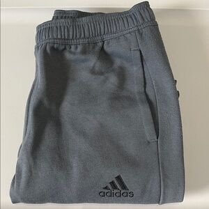 Adidas Tapered Leg Sweatpants Gray Size Large